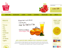 Tablet Screenshot of lacestadelafruta.com